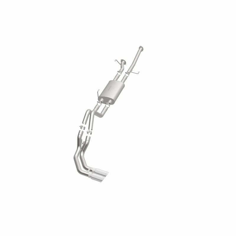 MagnaFlow 14 Toyota Tundra V8 4.6L/5.7L Stainless C/b Exhaust Dual same side pass. rear tire - Image 3