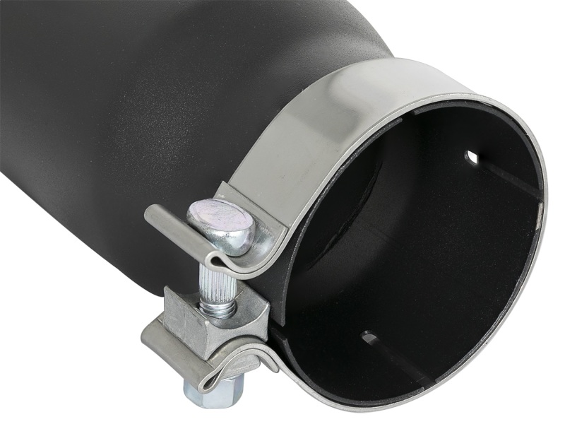 aFe MACH Force-Xp 409 Stainless Steel Exhaust Tip 3.5 In x 4.5in Out x 12in L Clamp-On - Image 5