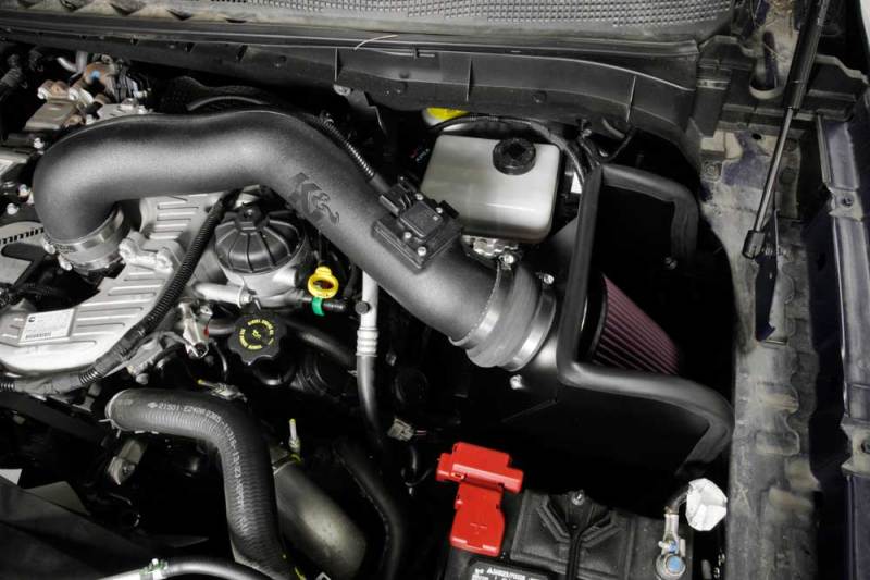 K&N 16-17 Nissan Titan XD V8-5.0L DSL 63 Series AirCharger Performance Intake - Image 7