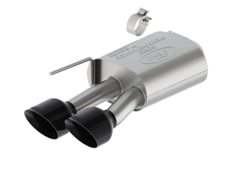 Ford Racing 2024 Mustang 5.0L Extreme Non-Active Cat-Back Exhaust w/Valance - Black Tip - Image 4