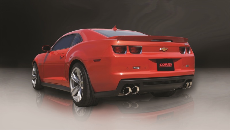 Corsa 2012-2015 Chevrolet Camaro Coupe ZL1 6.2L V8 Polished Sport Cat-Back + XO Exhaust - Image 3