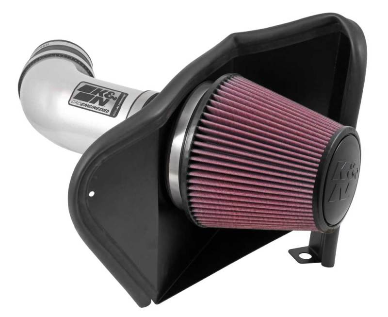 K&N 12-15 Jeep Grand Cherokee SRT 8 6.4L V8 High Flow Performance Intake Kit - Image 2