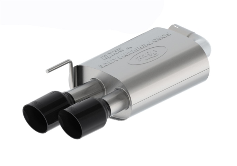 Ford Racing 2024 Mustang 2.3L Extreme Non-Active Cat-Back Exhaust w/GT Valance - Black Tip - Image 4