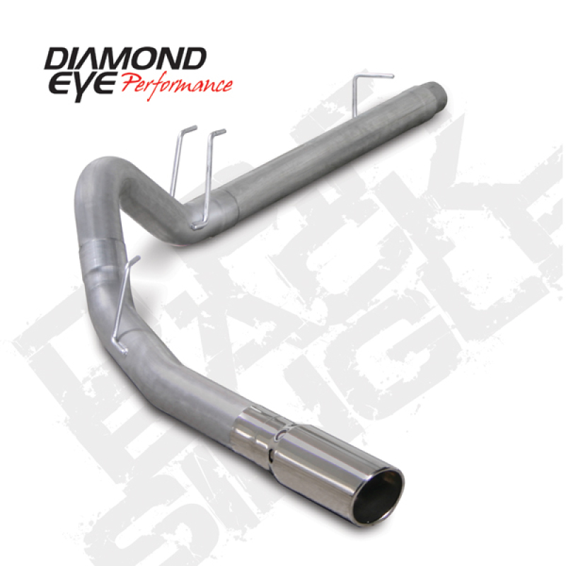 Diamond Eye KIT 4in DPF-BACK SGL AL 08-09 6 4L F250/F350 PCKGD BX46X14X14OD EL-PL 44inX13 5inX13 5in - Image 2