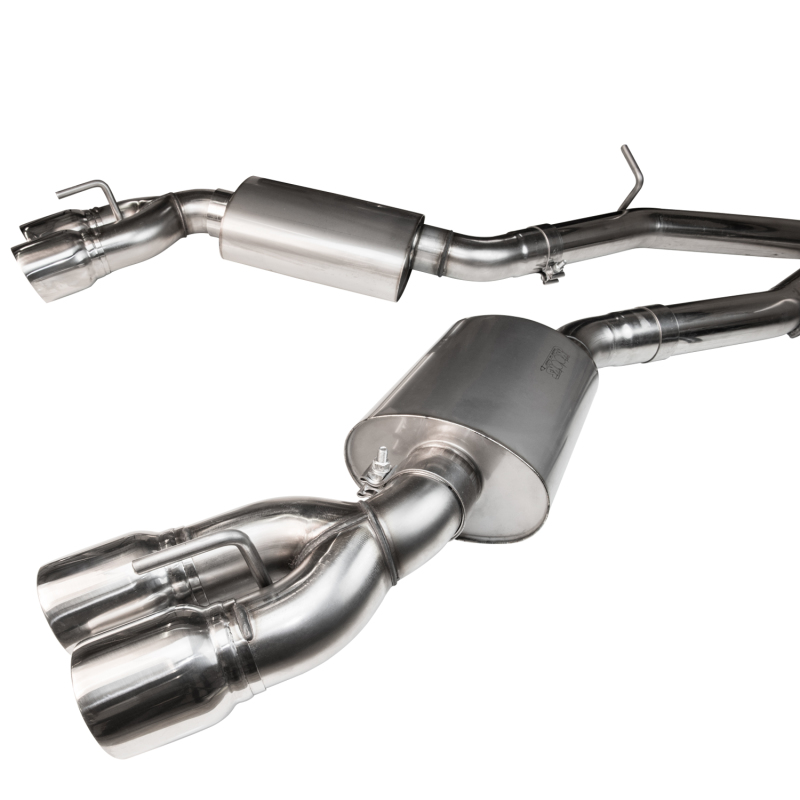 Kooks 16-20 Cadillac CTS-V 6.2L LT4 3in 304SS GREEN Catted Header-Back Exhaust w/Black Tips - Image 2