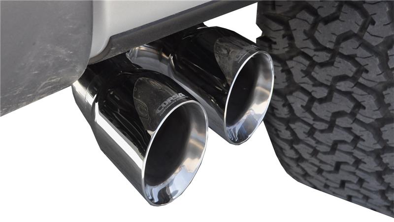 Corsa 2011-14 Ford F-150 Raptor 6.2L V8 144in Wheelbase Xtreme Cat-Back Resonator Delete Kit Exhaust - Image 9