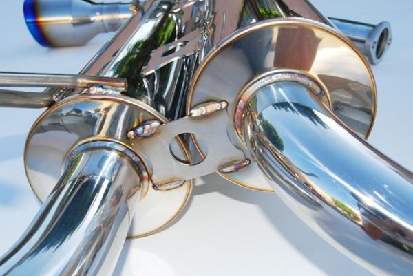 Invidia 09+ 370Z Gemini Rolled Titanium Tip Cat-back Exhaust - Image 3