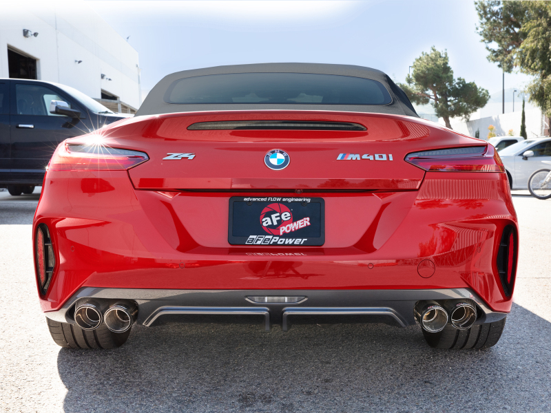 aFe 19-24 BMW Z4 M40i (G29) B58 Turbo MACH Force-Xp 3in to 2-1/2in SS CB Exhaust System - Carbon - Image 4