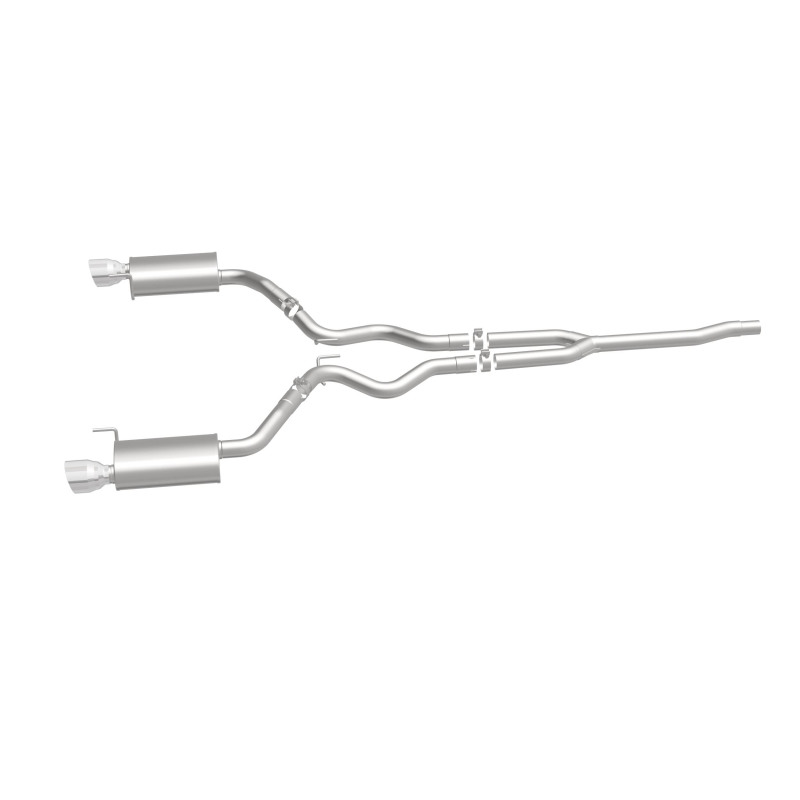 MagnaFlow Cat Back, SS, 2.5in, Street, Dual Split Polished 4.5in Tips 2015 Ford Mustang Ecoboost - Image 10