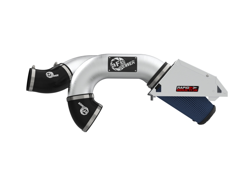 aFe Rapid Induction Pro 5R Cold Air Intake System Brushed 21-22 Ford F-150 Raptor V6-3.5L (tt) - Image 4
