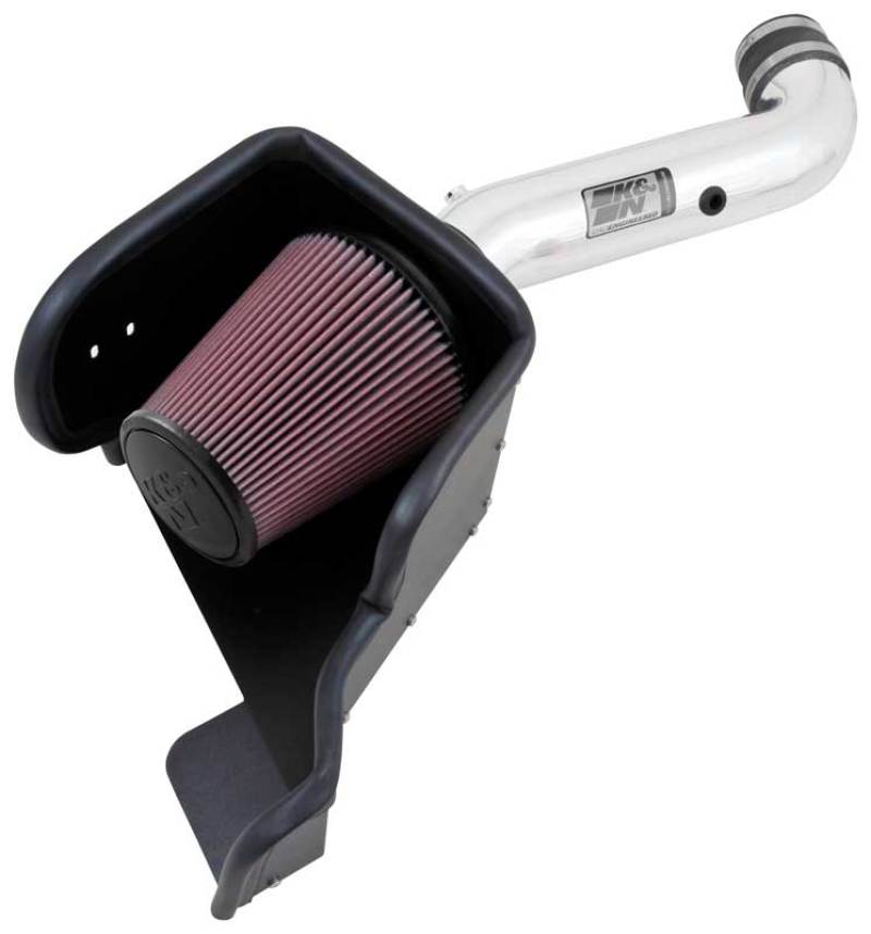 K&N 2013 Dodge Ram 1500 V8-4.7L High Flow Performance Air Intake Kit - Image 2