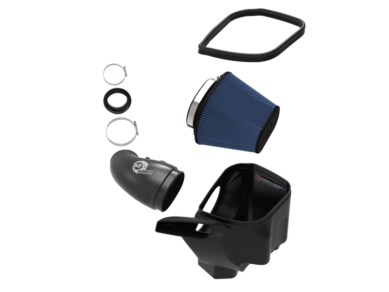 aFe 12-21 Jeep Grand Cherokee 6.4L Track Series Carbon Fiber Cold Air Intake System w/Pro 5R Filter - Image 6