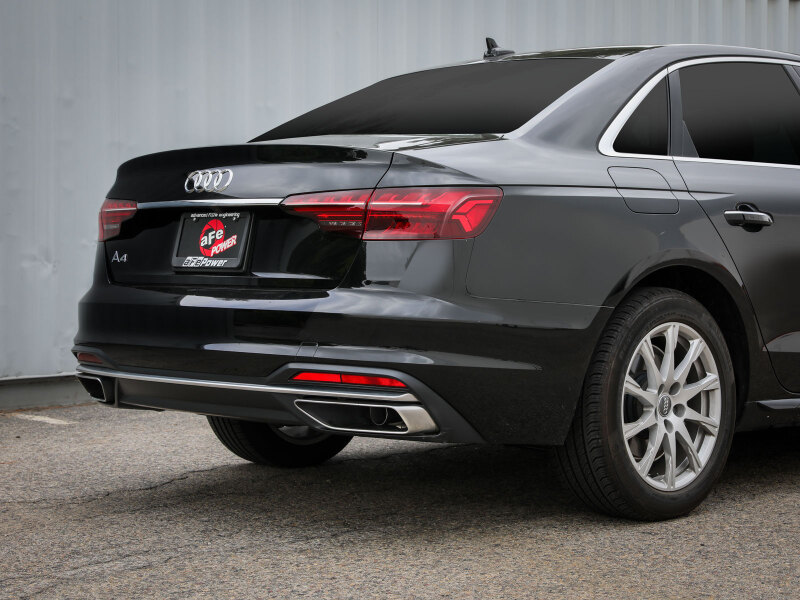 aFe 20-21 Audi A4 L4-2.0L (t) MACH Force-Xp 3in to 2-1/2in 304 SS Axle-Back Exhaust System - Image 3