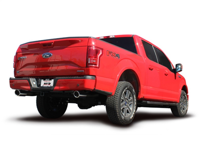 Borla 15-16 Ford F-150 3.5L EcoBoost Ext. Cab Std. Bed Catback Exhaust S-Type Single Split Rear Exit - Image 4