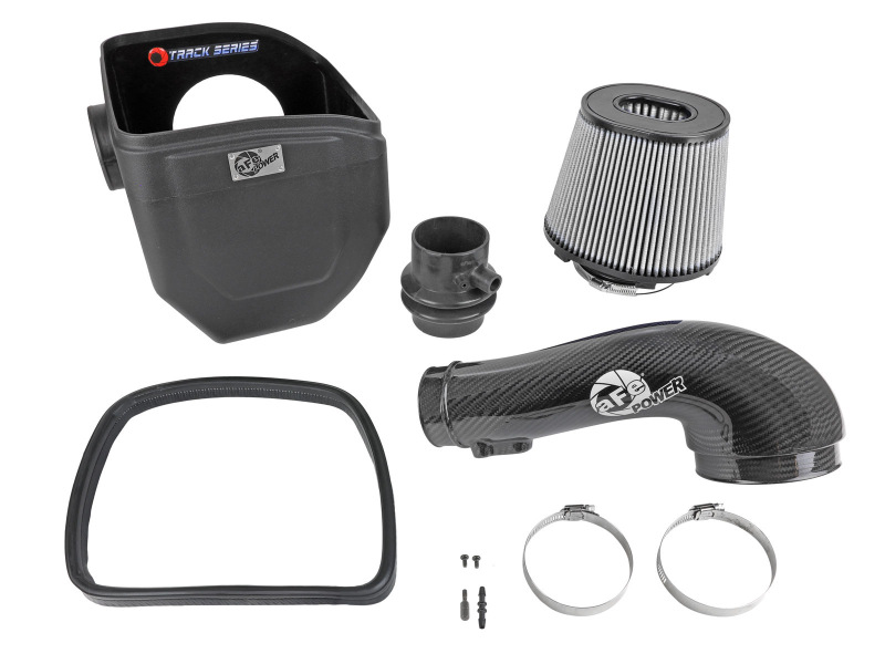 aFe 19-23 Nissan Patrol 4.8L L6 Track Series Carbon Fiber Intake System w/Pro DRY S Filter - Image 4