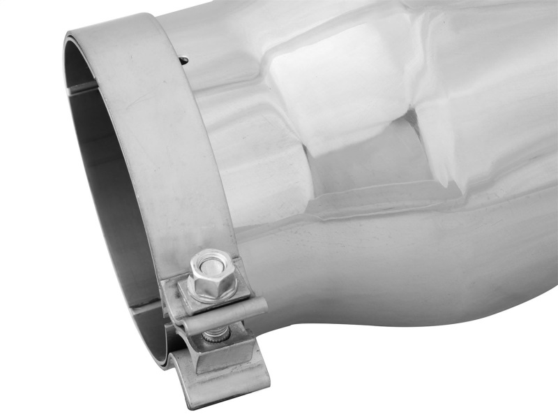 aFe MACH Force-Xp 5in Inlet x 7in Outlet x 15in length 304 Stainless Steel Exhaust Tip - Image 3