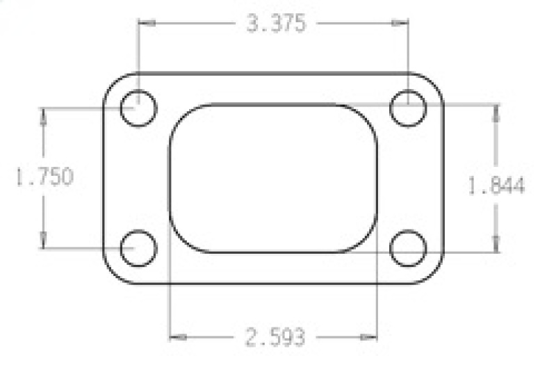 Cometic Turbo FLG T3/T4 Turbine Inlet Exhaust Gasket - Image 6