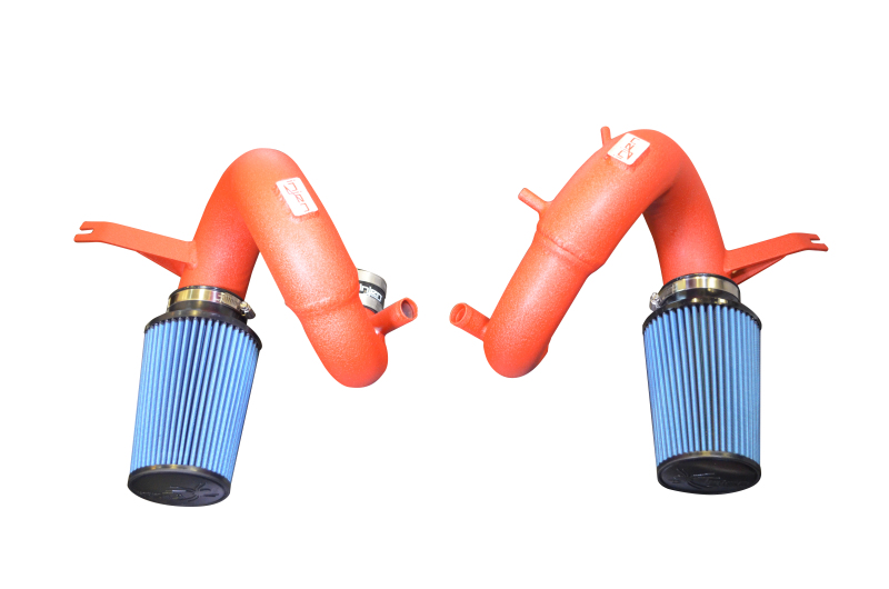 Injen 18-20 Kia Stinger 3.3L Twin Turbo Wrinkle Red Short Ram Air Intake - Image 2