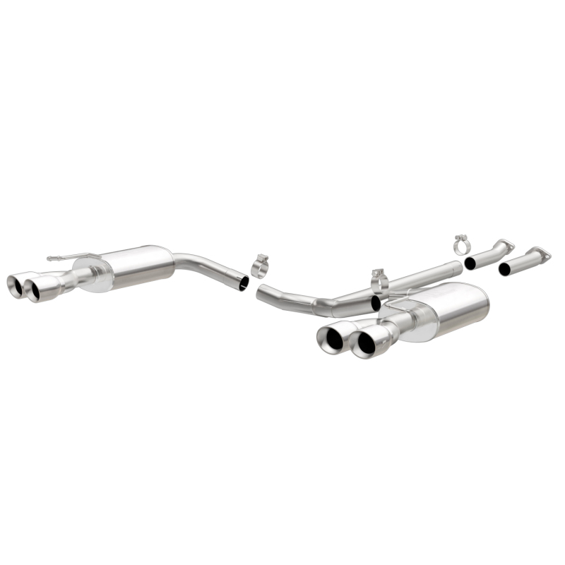 MagnaFlow Cat-Back 11-15 Kia Optima 2.0L/2.4L Sport SS 2.25in Quad Split Rear 4.5in Tips - Image 2