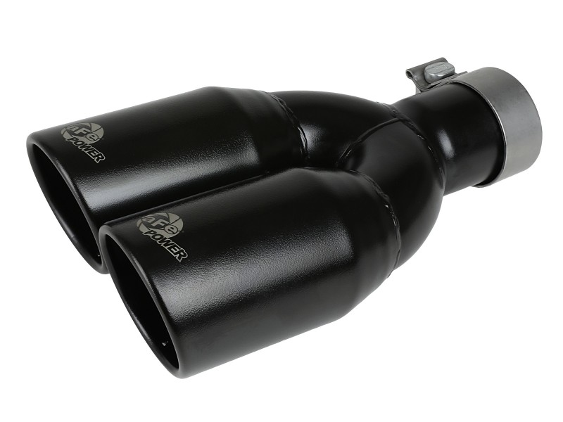 aFe Rebel Series 2.5in 409 SS Axle-Back Exhaust System Black 07-18 Jeep Wrangler (JK) V6-3.6L/3.8L - Image 4