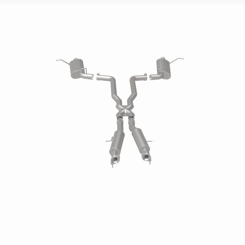 MagnaFlow 12 Jeep Grand Cherokee V8 6.4L Dual Split Rear Exit Stainless Cat Back Performance Exhaust - Image 9