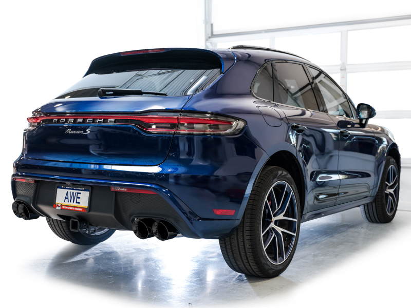 AWE Tuning 2022+ Porsche Macan 2.9TT Touring Edition Catback Exhaust w/ Diamond Black Tips - Image 2