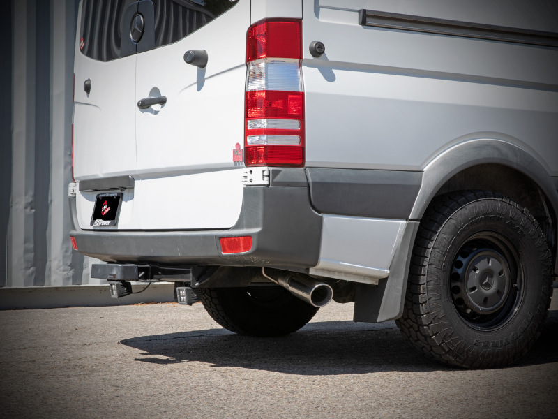 aFe Vulcan Series 3in 304SS DPF-Back Exhaust w/ Polished Tip 14-18 Mercedes-Benz Sprinter 2500 - Image 8