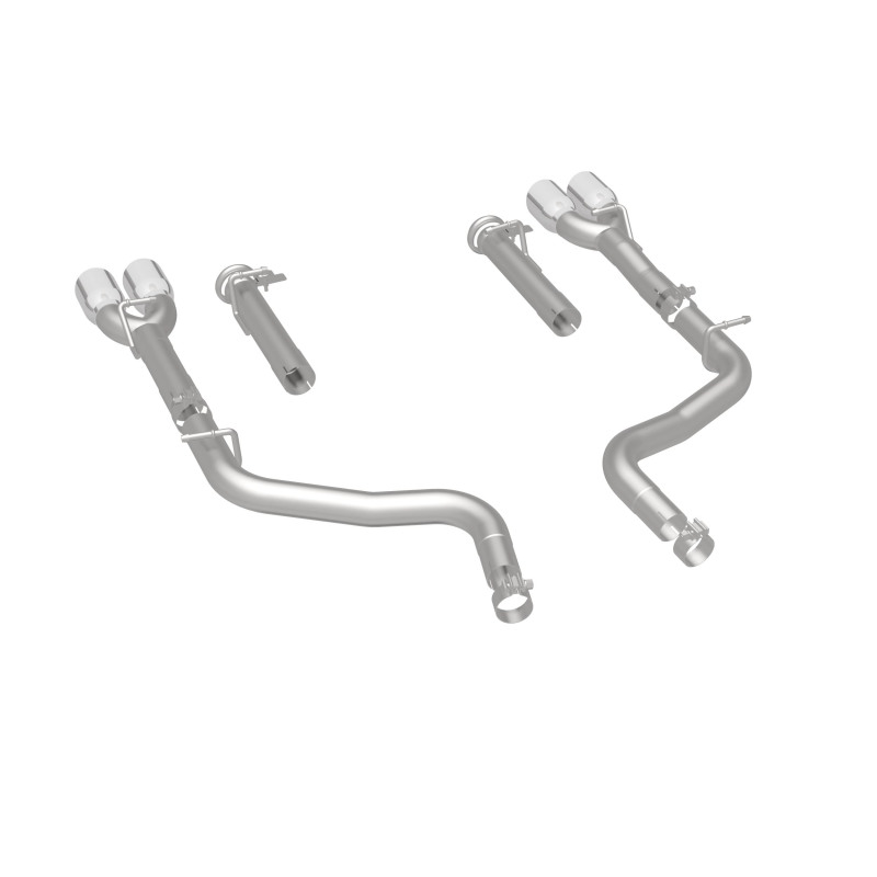 MagnaFlow Axle-Back, SS, 2.5in, Quad Split Rear 3.5in Tip 2015 Dodge Challenger R/T 5.7L - Image 4