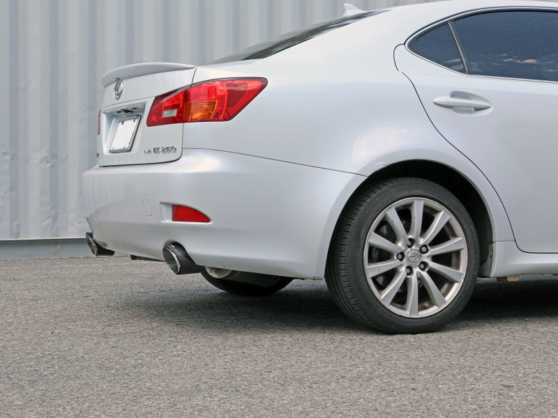 aFe POWER Takeda 06-13 Lexus IS250/IS350 SS Axle-Back Exhaust w/ Carbon Tips - Image 2