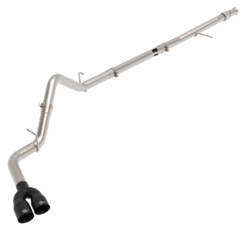 aFe Rebel XD Series 3in 304SS DPF-Back 20-21 GM Trucks L6-3.0L (td) LM2 - Dual Black Tip - Image 8