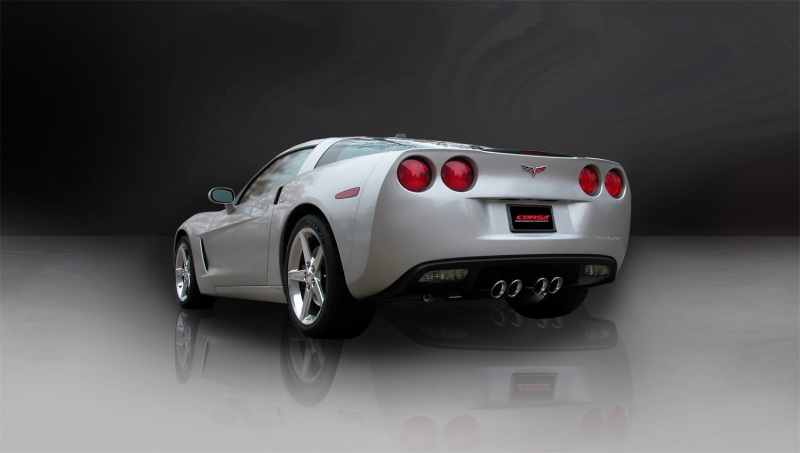 Corsa 2009-2013 Chevrolet Corvette C6 6.2L V8 Polished Sport Axle-Back Exhaust - Image 5