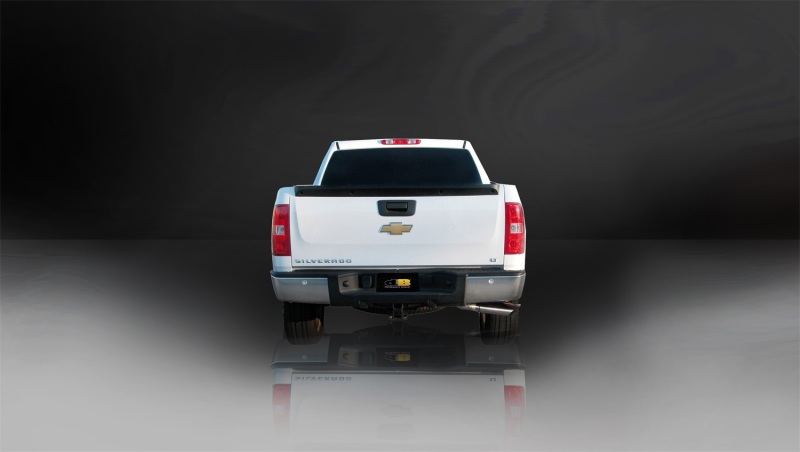 Corsa 1999-2007 Chevrolet Silverado Ext. Cab/Short Bed 1500 4.8L V8 Polished Sport Cat-Back Exhaust - Image 3