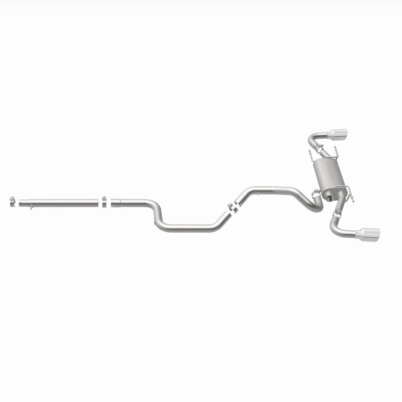 MagnaFlow 10-12 Mazda 3 L4 2.5L Hatchback Split Rear Exit Stainless Cat Back Performance Exhaust - Image 9