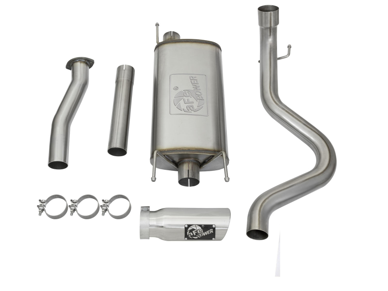 aFe MACHForce XP Cat-Back SS Exhaust w/ Polished Tips 16 Toyota Tacoma V6-3.5L - Image 9