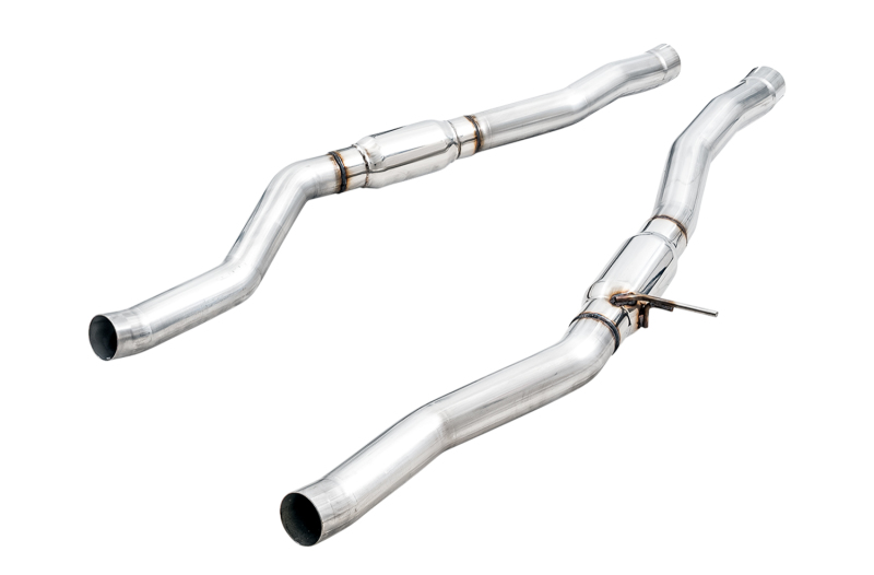 AWE 2020 Toyota Supra A90 Resonated Touring Edition Exhaust - 5in Chrome Silver Tips - Image 6