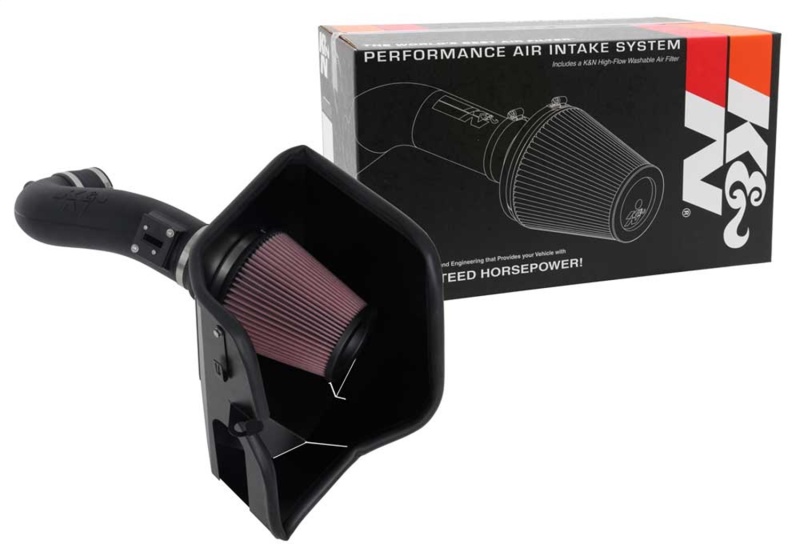 K&N 2019+ Chevrolet 1500 5.3L / 6.2L V8 F/I AirCharger Performance Intake System - Image 5