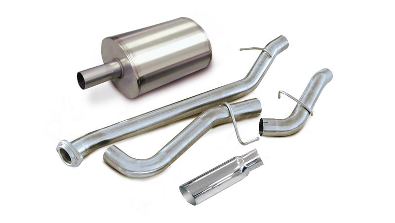 Corsa 1999-2007 Chevrolet Silverado Ext. Cab/Short Bed 1500 4.8L V8 Polished Sport Cat-Back Exhaust - Image 8