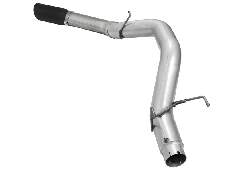 aFe MACHForce XP 5in DPF-Back SS Exhaust Dodge RAM 13-14 6.7L (td) Mega Cab w/ Black Tip - Image 2
