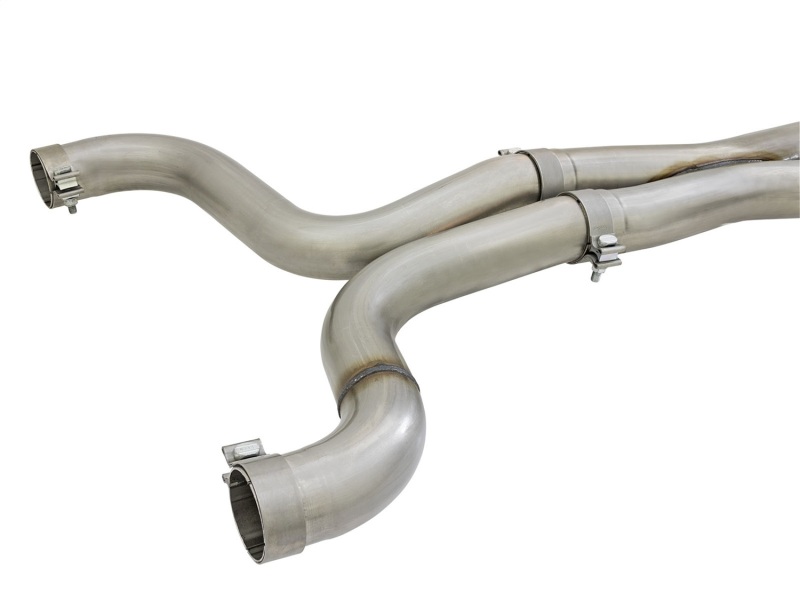 aFe MACHForce XP 3in 304 SS Axle-Back Exhaust Dual Exhaust (NPP) w/ Black Tips 16-17 Camaro SS V8 - Image 7