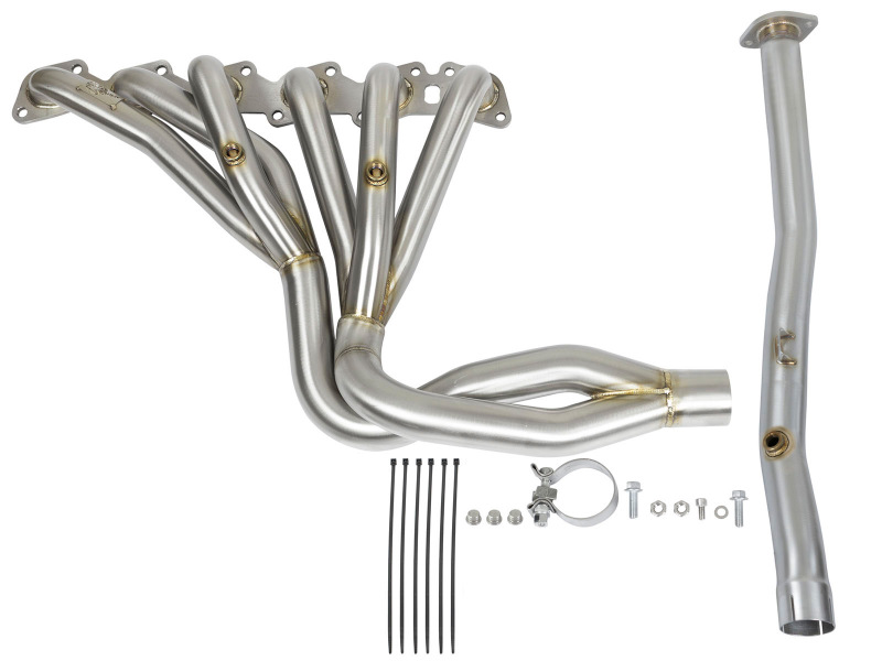 aFe Twisted Steel Tri-Y Headers/Connection Pipes (Race) 01-16 Nissan Patrol (Y61) 4.8L - Image 7