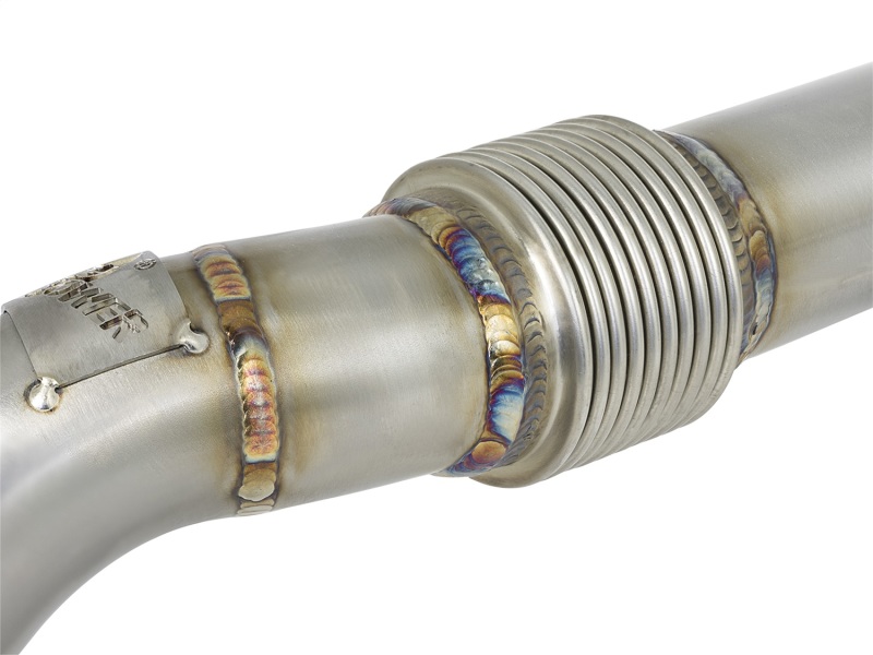 aFe Twisted Steel Header Up-Pipe 08-10 Ford Diesel Trucks V8-6.4L (td) - Image 5
