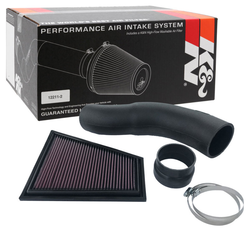 K&N 11-17 BMW 520i/528i N20 2.0L F/I Performance Air Intake System - Image 4