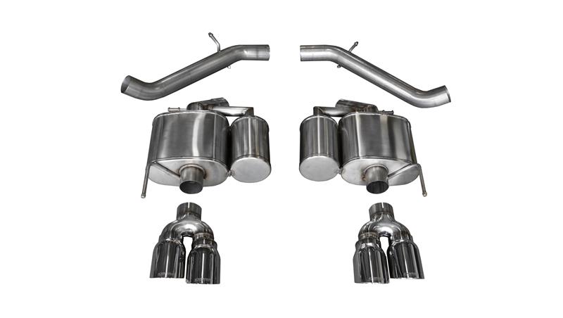 Corsa 2016-2019 Cadillac ATS-V 3.6T 4in Polished Sport Axle-Back Exhaust - Image 7