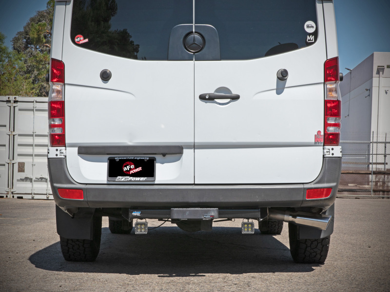 aFe Vulcan Series 3in 304SS DPF-Back Exhaust w/ Polished Tip 14-18 Mercedes-Benz Sprinter 2500 - Image 9