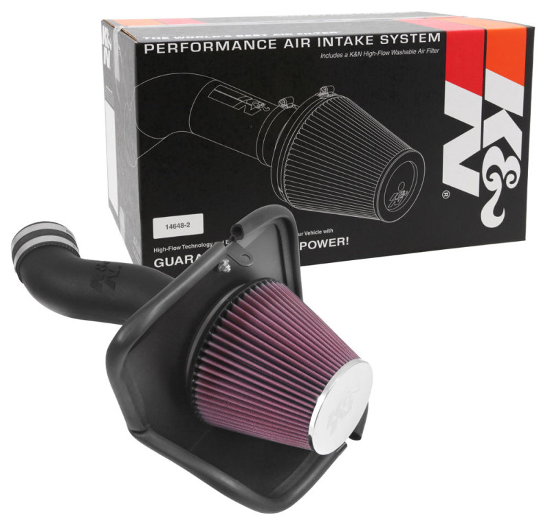K&N 14-16 Jeep Cherokee V6-3.2L F/I FIPK Performance Intake - Image 7