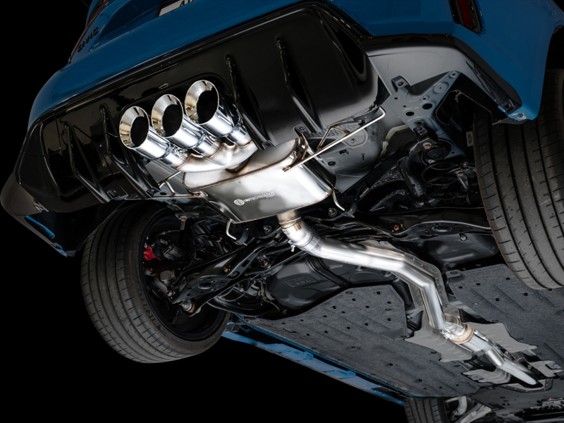 AWE Tuning 2023 Honda Civic Type R FL5 Touring Edition Exhaust w/ Triple Chrome Silver Tips - Image 6