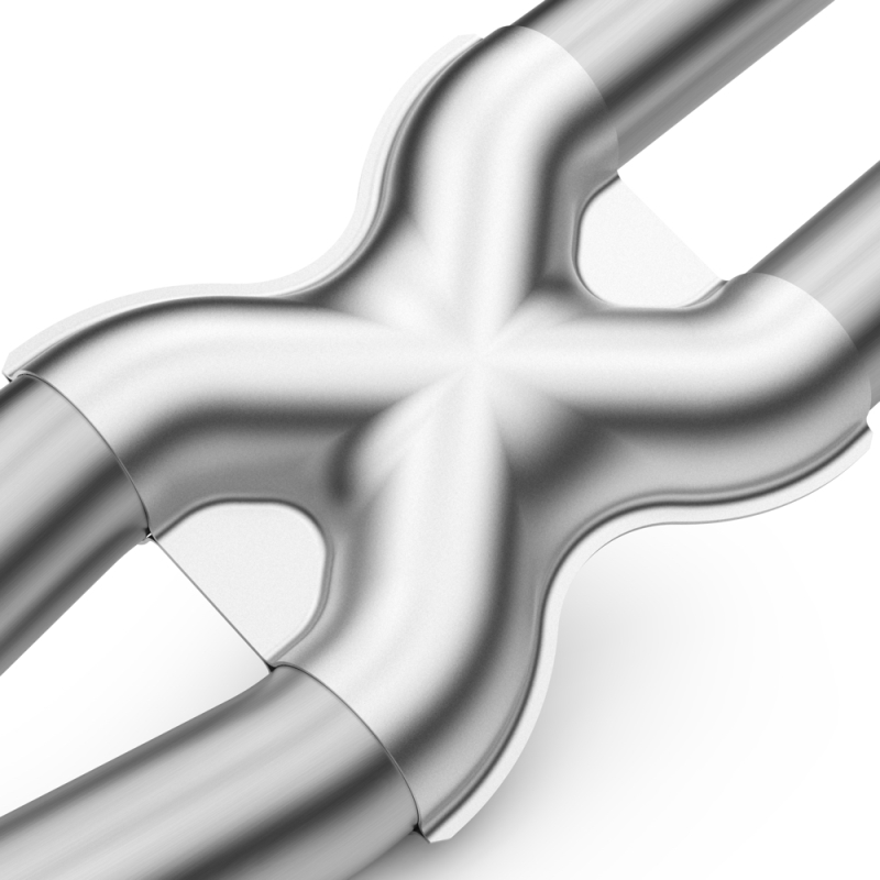 MagnaFlow 2017+ Dodge Charger 409 SS Polished 3in Quad Tips Cat-Back Exhaust - Image 8