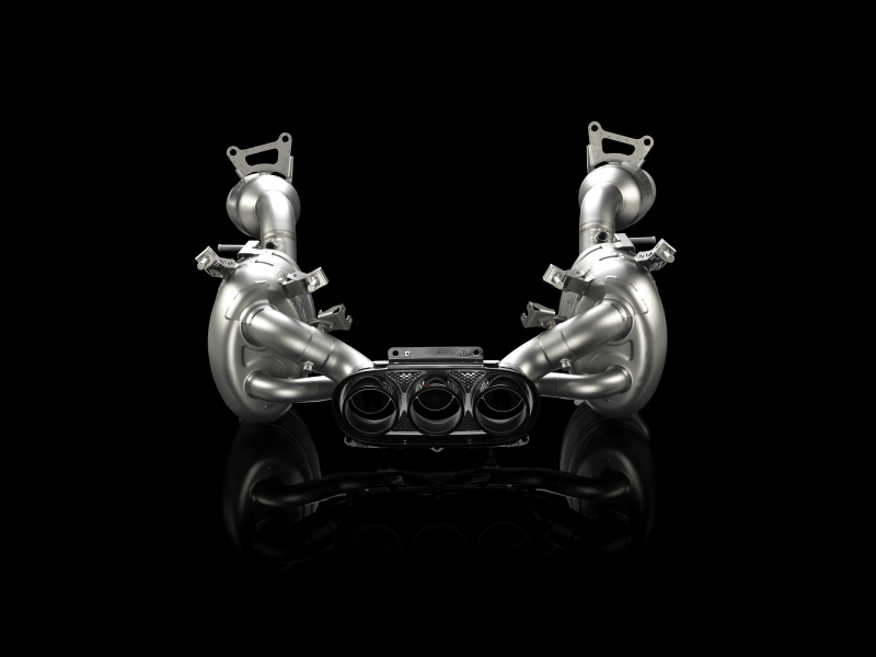 Akrapovic 10-15 Ferrari 458 Italia/458 Spyder Slip-On Line (Titanium) w/ Carbon Tips - Image 8
