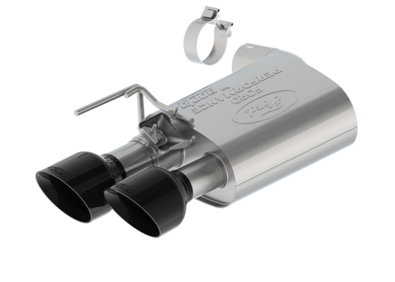 Ford Racing 2024 Mustang Dark Horse 5.0L Cat-Back Sport Active Exhaust - Black Tip - Image 7