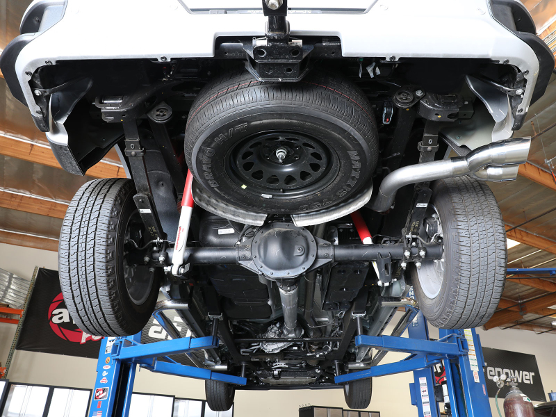 aFe Rebel XD Series 3 IN 304 Stainless Steel DPF-Back Exhaust w/Dual Polished Tips - Image 5